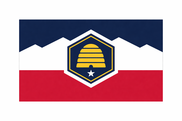 Utah 3' x 5' Flag