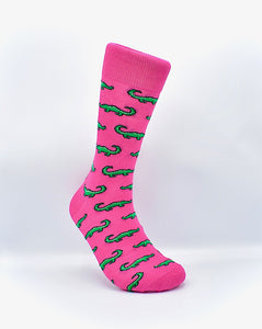 Socks Pink Alligators