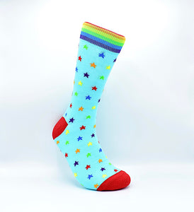 Socks Rainbow Stars