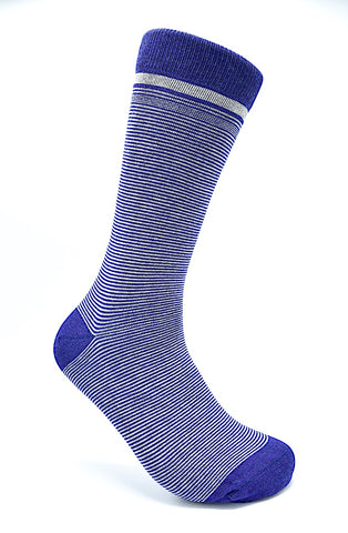 Socks Stripes Purple