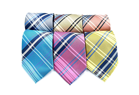 Polyester Open Plaid