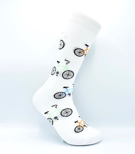 Socks Bicycle White