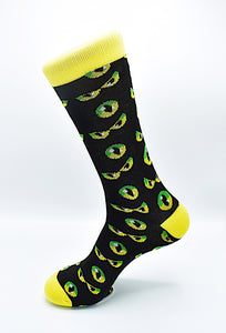 Socks Halloween Spooky Eyes