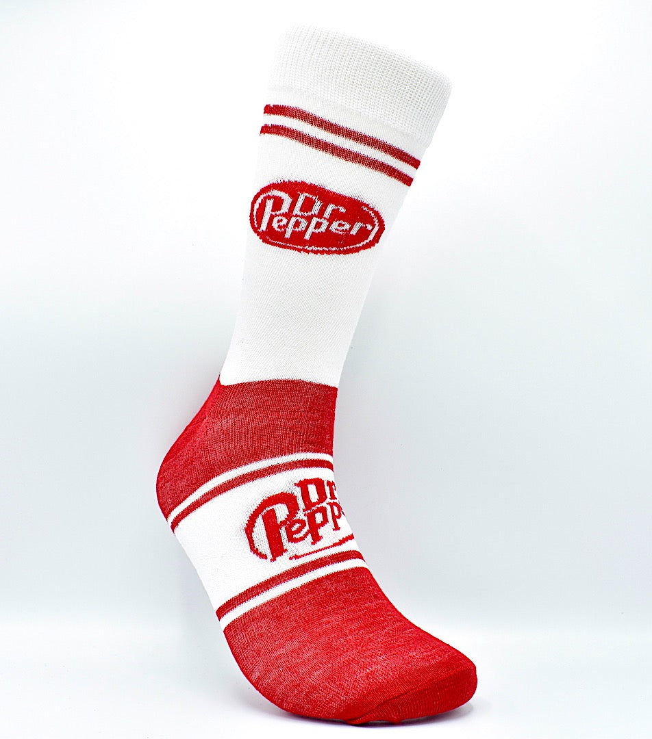 Socks Dr Pepper White