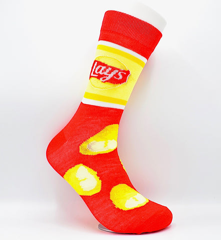 Socks Lays Yellow & Red