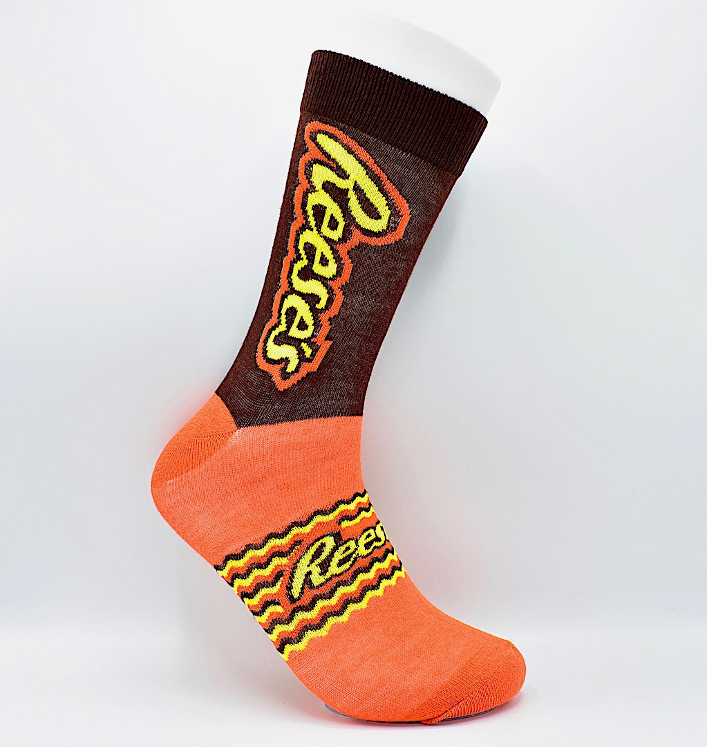 Socks Reeses Orange Stripes