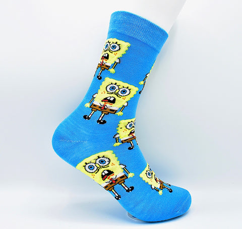 Socks Spongebob Blue