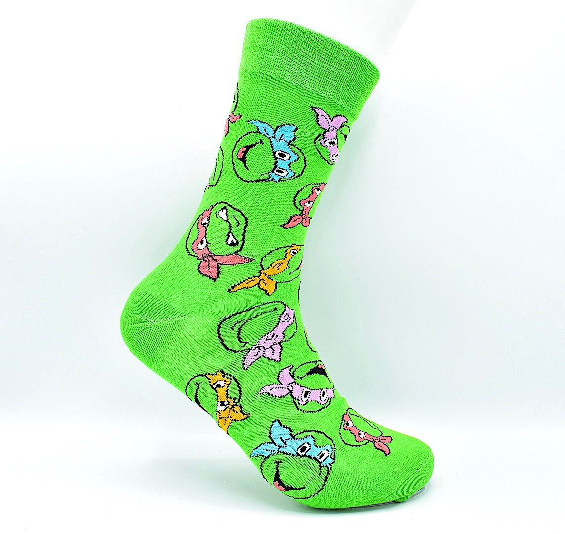 Socks Ninja Turtles Green
