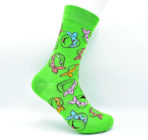 Socks Ninja Turtles Green