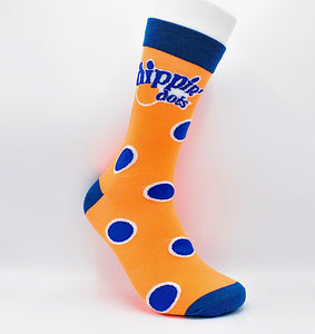 Socks Dippin' Dots Orange