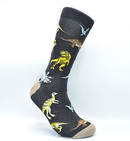 Socks Dino Gray