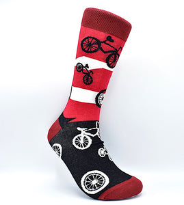 Socks Bicycle Red