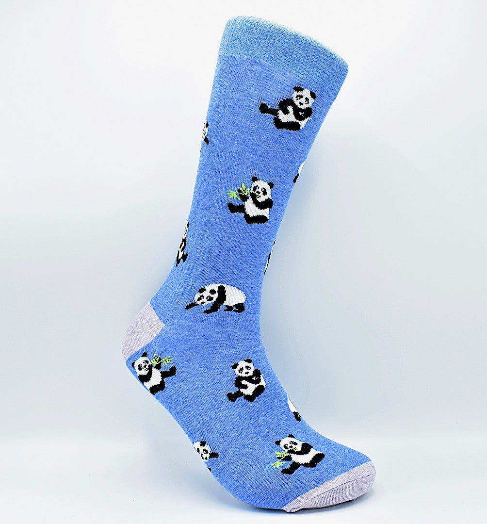 Socks Panda Blue