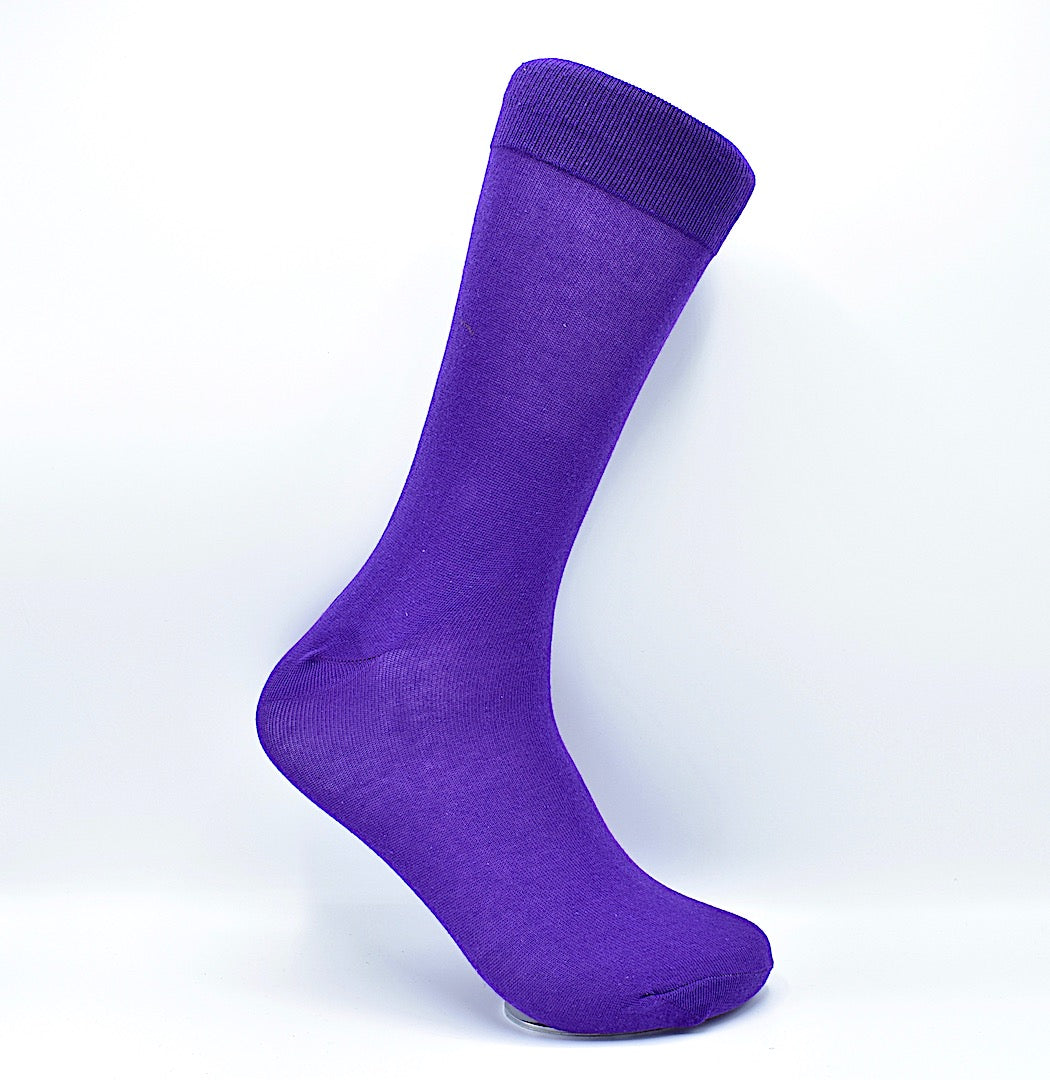 Socks Wedding Medium Purple