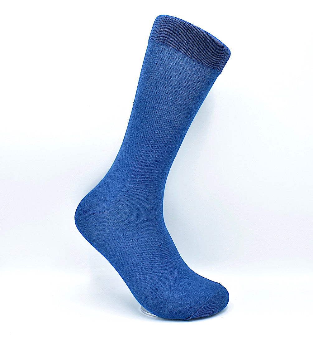 Socks Wedding Cobalt Blue