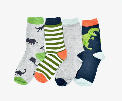 Kid's Socks 4 Pack Dinos