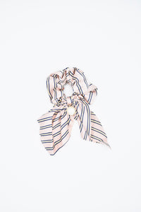 Hair Ties Striped Pearl