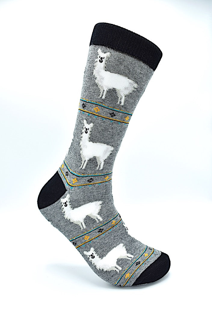 Socks Alpaca Gray