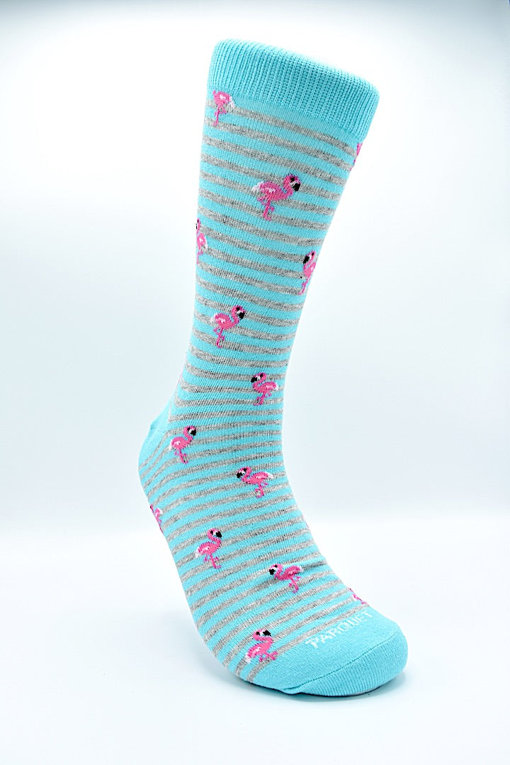 Socks Flamingo Teal