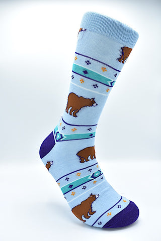 Socks Bears Blue