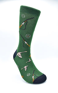 Socks Duck Hunt Green