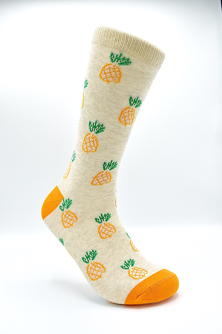 Socks Pineapple Orange